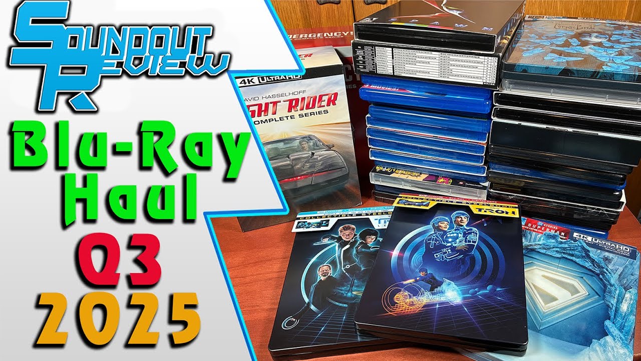GIANT Blu-Ray Haul! Tron 4K, Superman, Knight Rider, Doctor Who, Gundam, One Piece! [Soundout12]