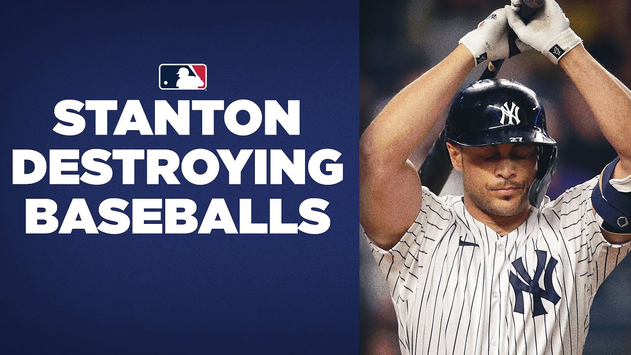 Giancarlo Stanton's HARDEST HIT balls of 2021! (Yankee slugger SMASHING baseballs!)