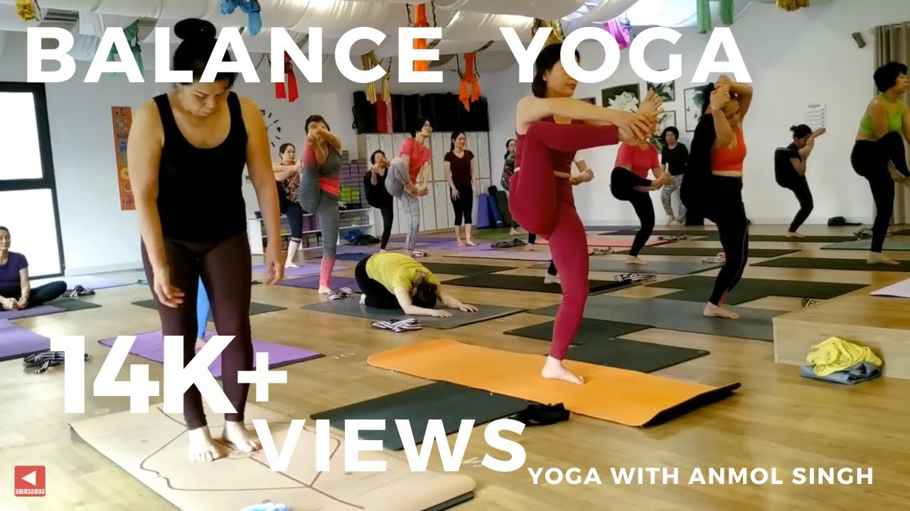 Balance Yoga Class | 50 minutes yoga class | Anmol Singh | Vietnam |Shivom Yoga & Dance