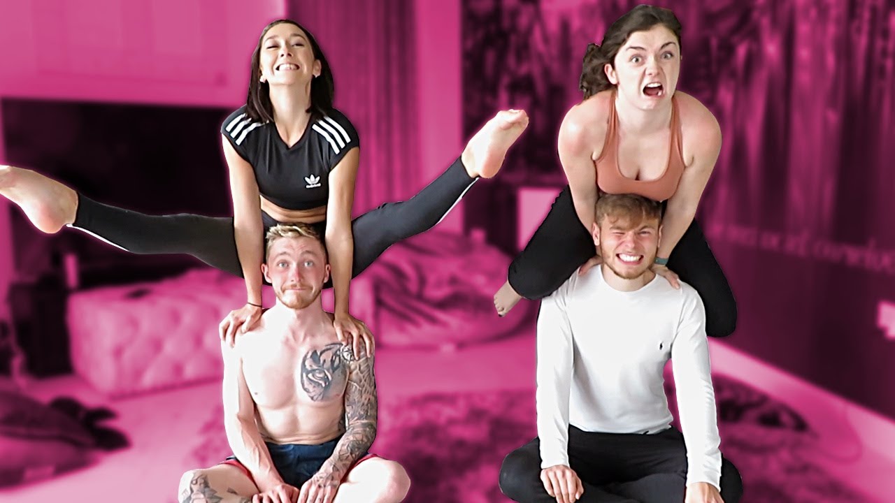 COUPLES ACRO YOGA CHALLENGE | Hilarious