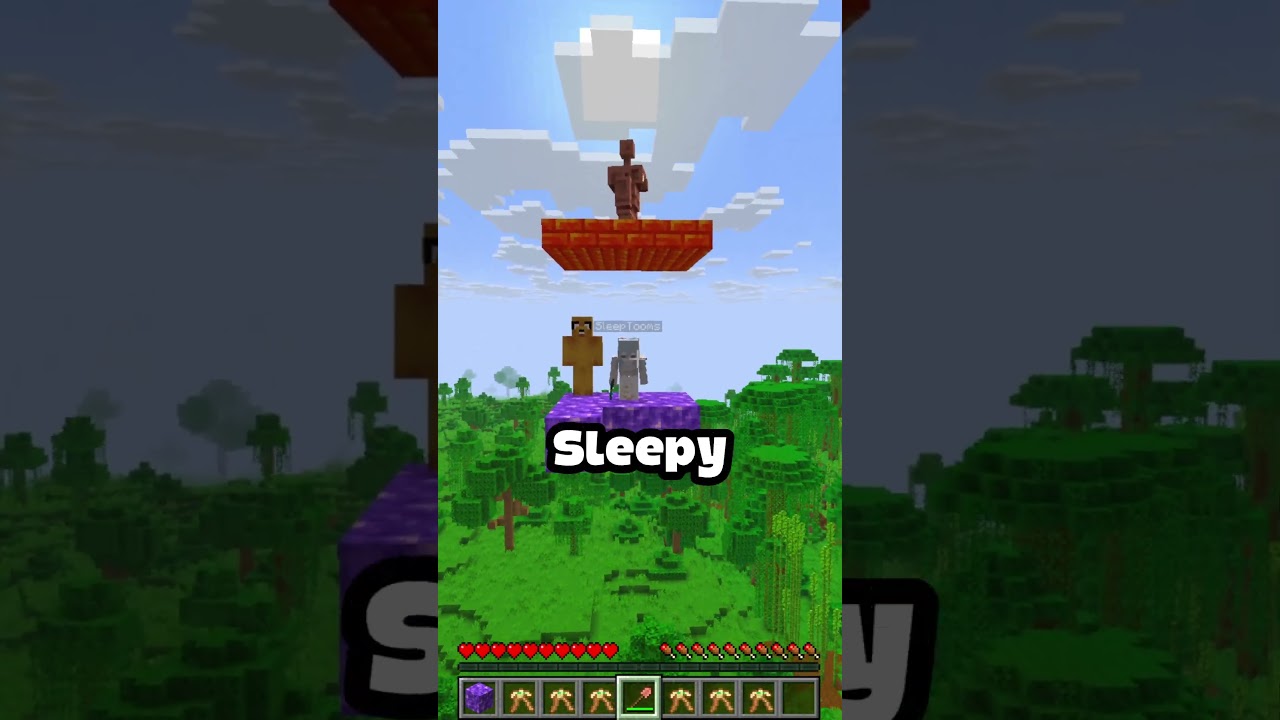 ADIVINA el MOB CON SLEEPY 😯⚠️ #minecraftshorts #minecraftpe #minecraftmemes #minecraft