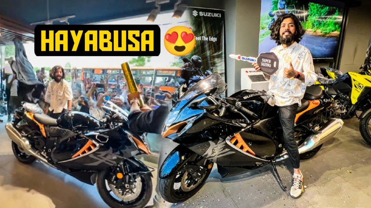 Finally Taking Delivery Of My New Superbike Suzuki Hayabusa 2022 😍