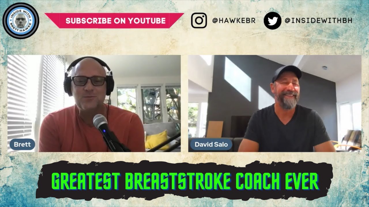 Swimming breaststroke with Dave Salo, Olympic swim coach
