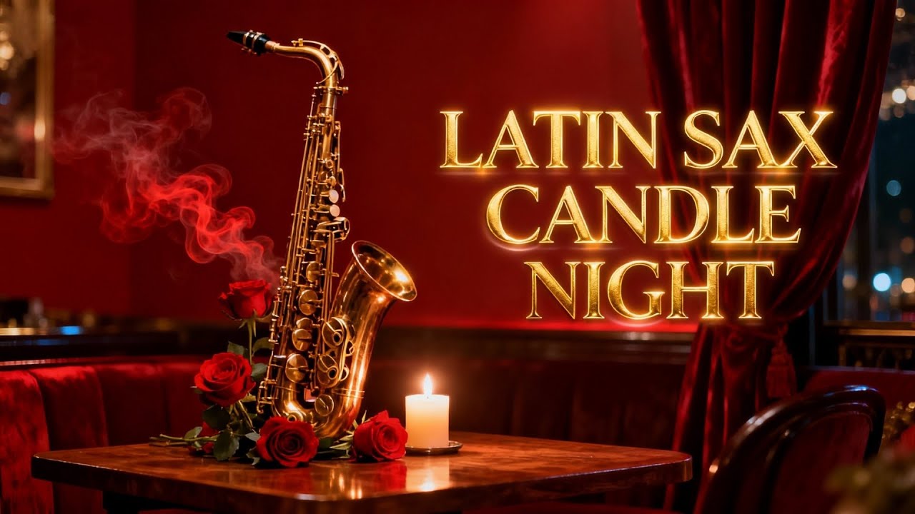 Latin Sax Candle Night | Música Suave y Sofisticada