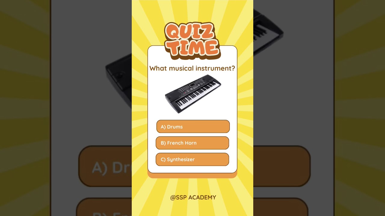 Quiz - What Musical Instrument? #shorts #music #quiz #musicquiz