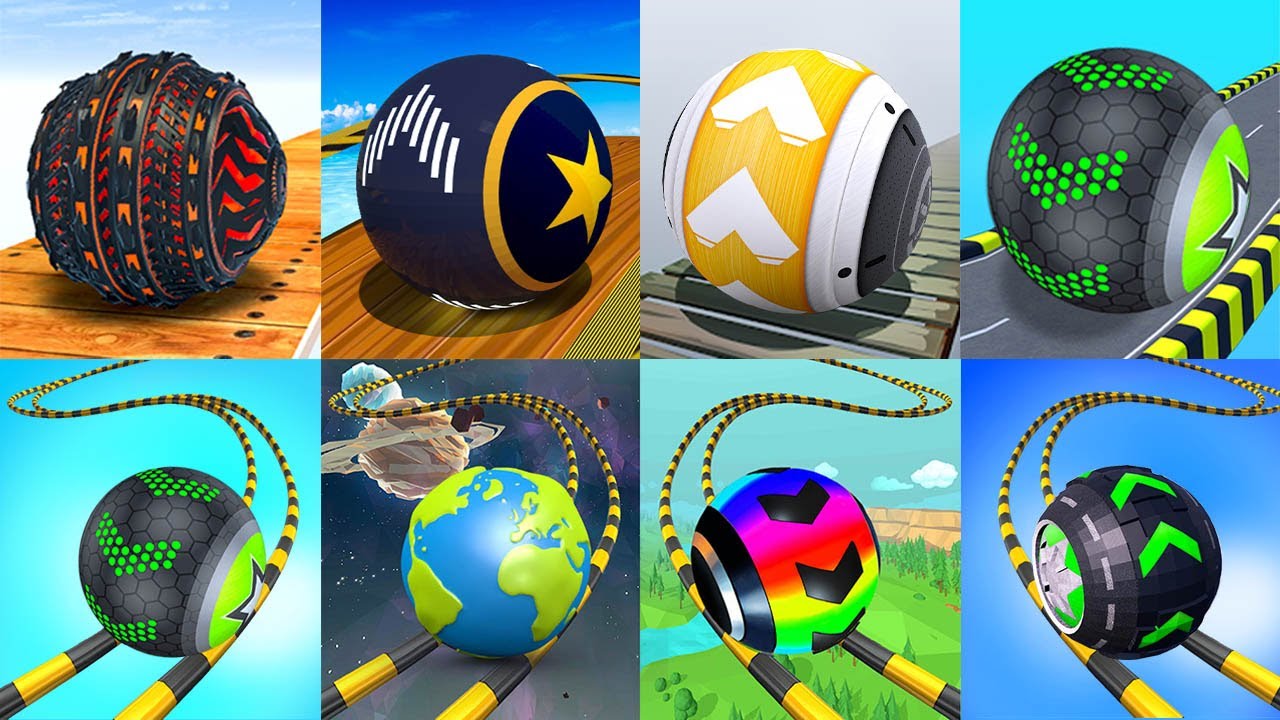 Going Balls VS GyroSphere Trials,Space Rolling Balls,Rolling Balance Ball,Rollance Adventure Ball
