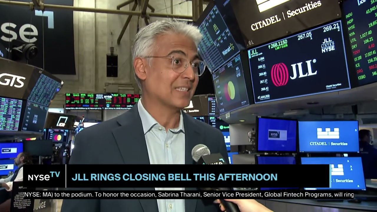 Mihir Shah, CEO at JLL Technologies Joins NYSE TV Live