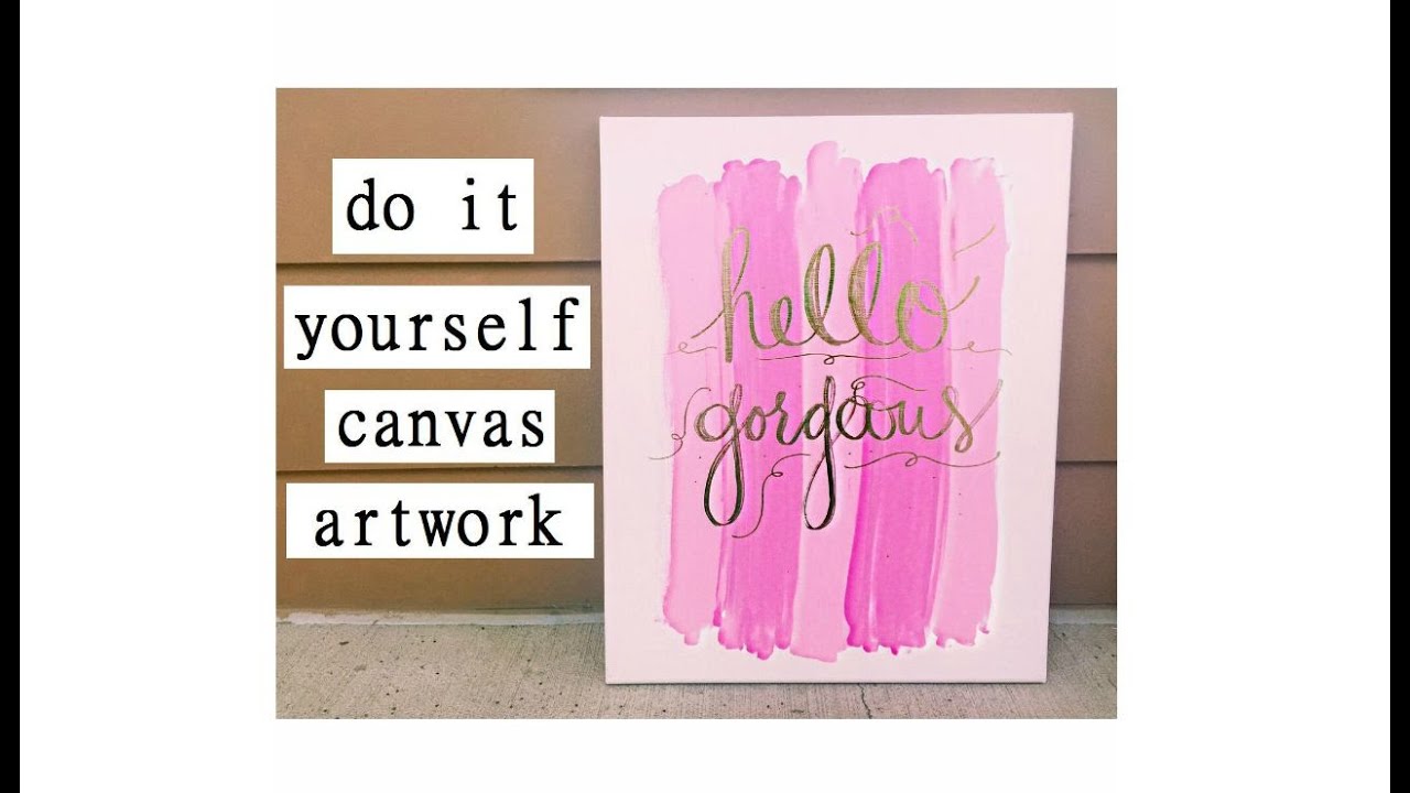 EASY DORM/OFFICE ART DECOR - DIY | sincerely lynn