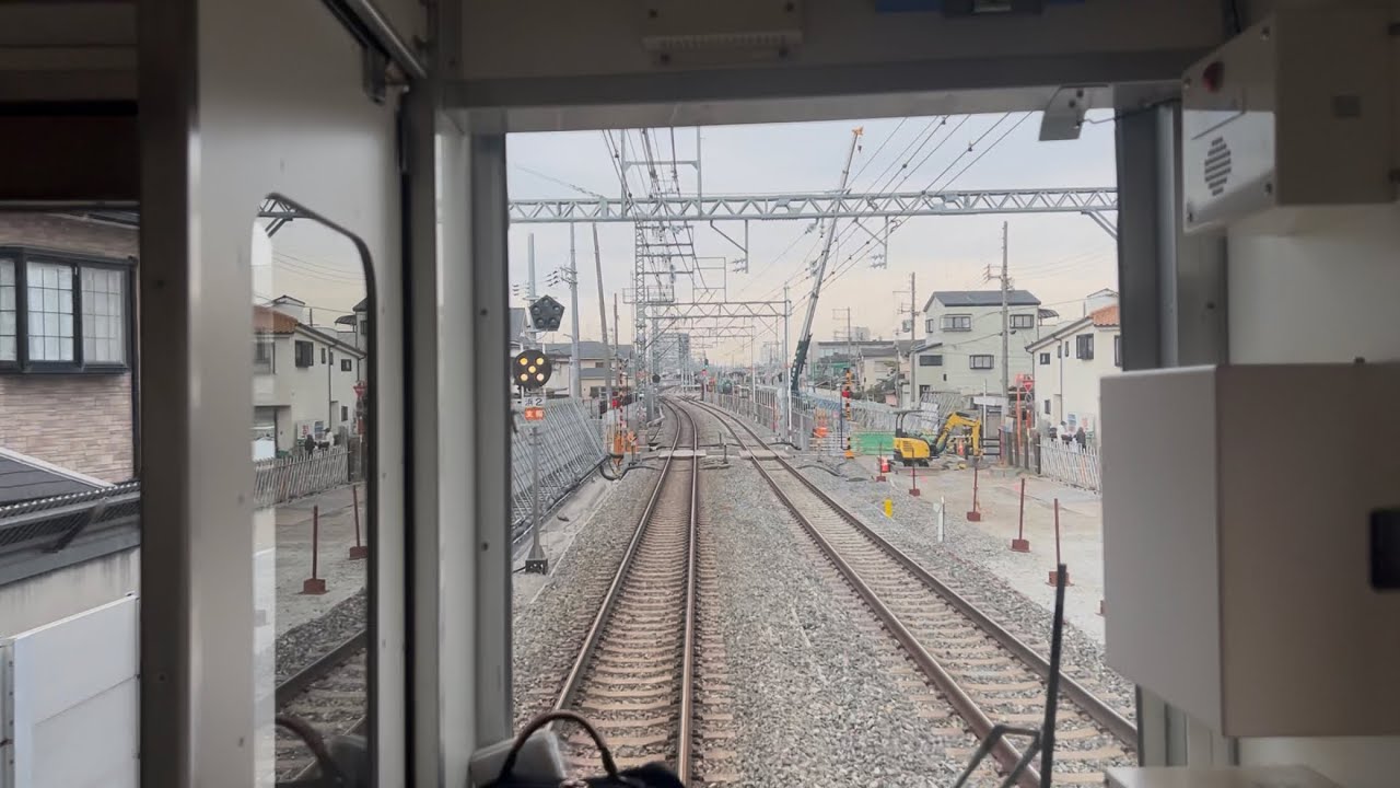 2026年2月10日 羽衣駅⇄石津川駅　南海本線　高架化工事
