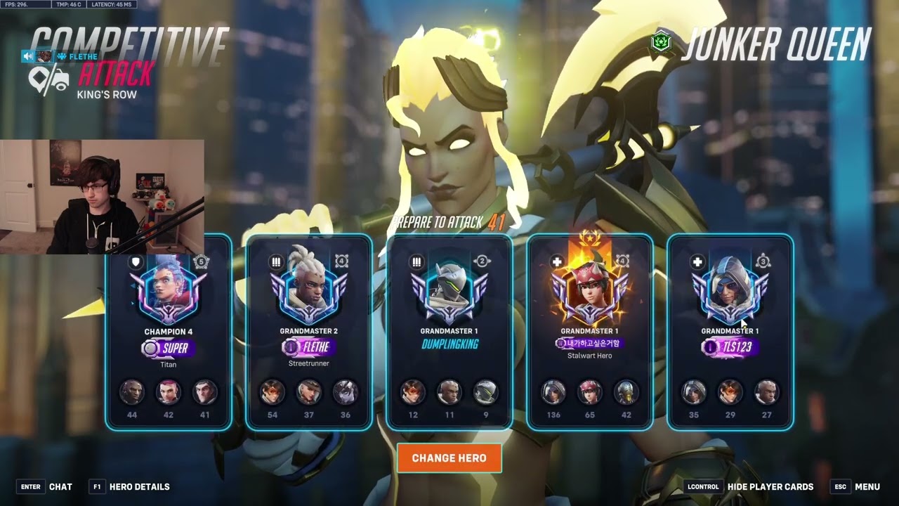 21 тыс. урона! #1 JUNKER QUEEN! СУПЕР JUNKER QUEEN ИГРОВОЙ ПРОЦЕСС OVERWATCH 2 19 СЕЗОН