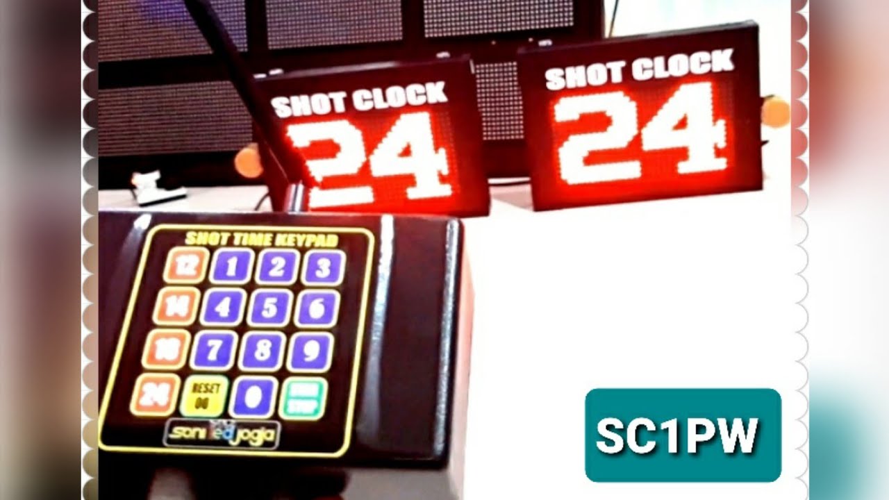 shotclock terbaru 24 detik shootclock shot clock shoots clock basket 24 dtk  24dtk full set