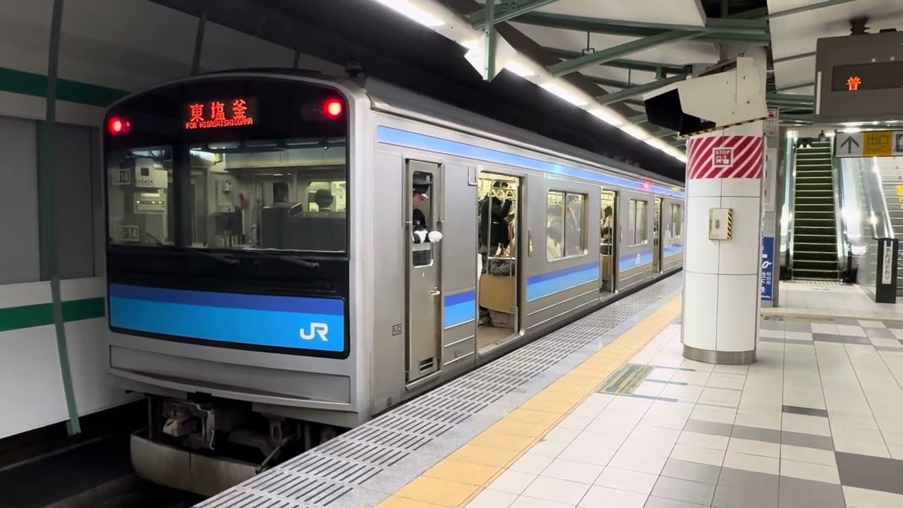 [引退間近]仙石線205系 車掌動作、発車メロディ