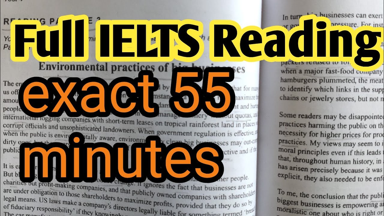 ЧТЕНИЕ IELTS за 55 минут Советы по чтению | ПОЛНАЯ ПРАКТИЧЕСКАЯ ПОДГОТОВКА К ТЕСТУ ПО ЧТЕНИЮ | От...