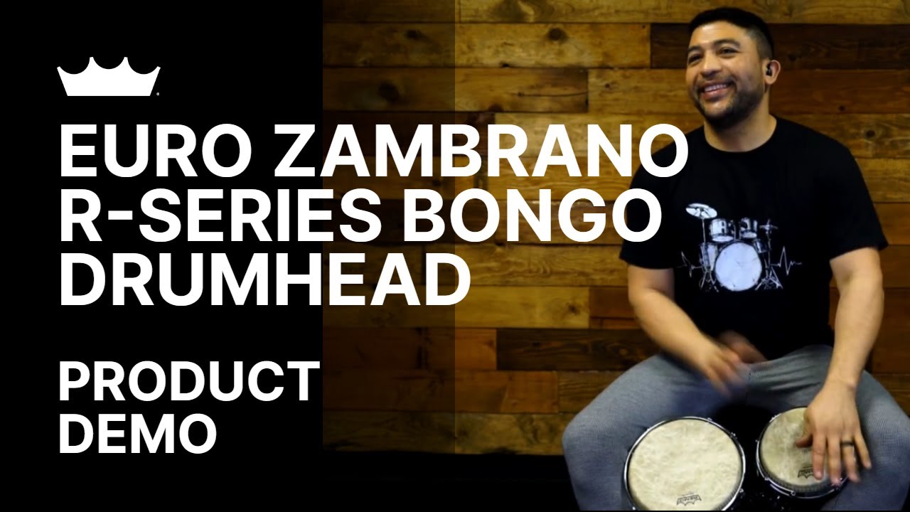 Euro Zambrano: R-Series Bongo Drumhead - Product Demo | Remo