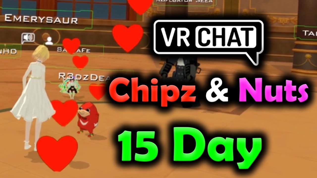 [15 DAY PART 1/4] Chipz and Nuts VRChat - Redz' wedding & Chipz gets drunk (ROLEPLAY)