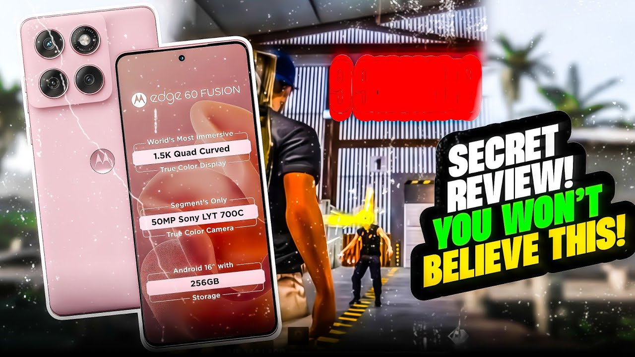You Won’t Believe 😳 The Performance 🔥⚡😱 | Moto Edge 60 Fusion Gaming Review 🫨