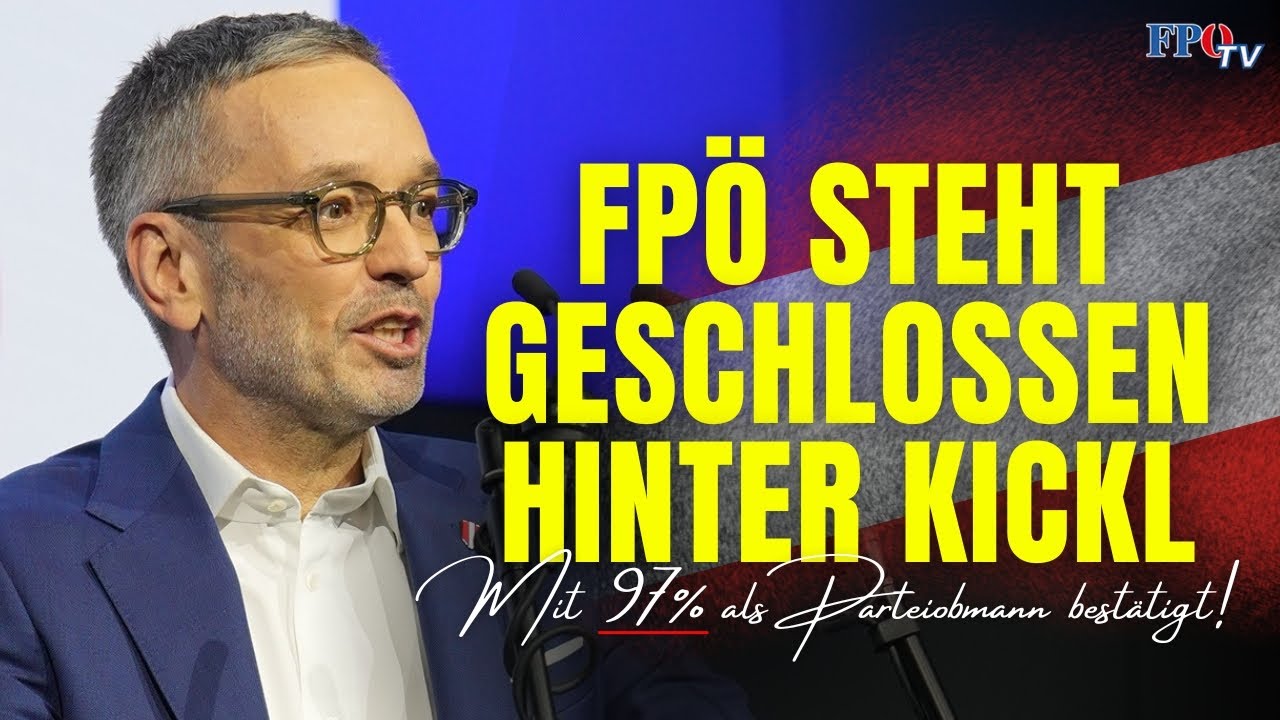 Grandiose Rede von Herbert Kickl beim FP&Ouml;-Bundesparteitag 2025!
