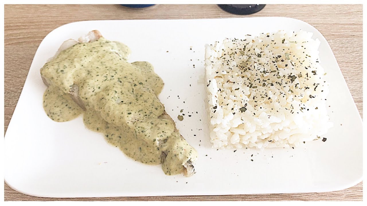 ❥ Filet de poisson et sa sauce persil. (Thermomix)