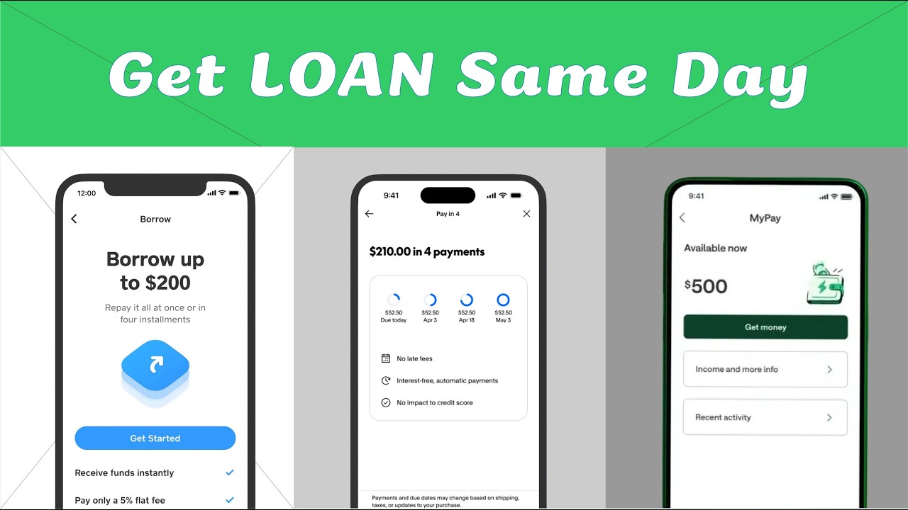 3 Apps That Loan You Money Instantly Same Day! (Best for Сash Advance)