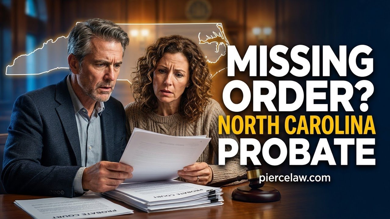 What Happens if a Bond Modification Order Is Missing? | NC