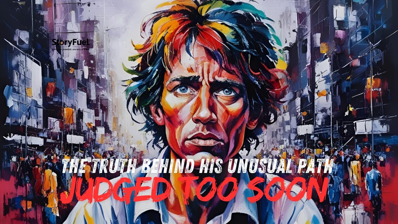 The Unseen Painter | Judged Too Soon |The Truth Behind His Unusual Path 👣 | | Motivational story
