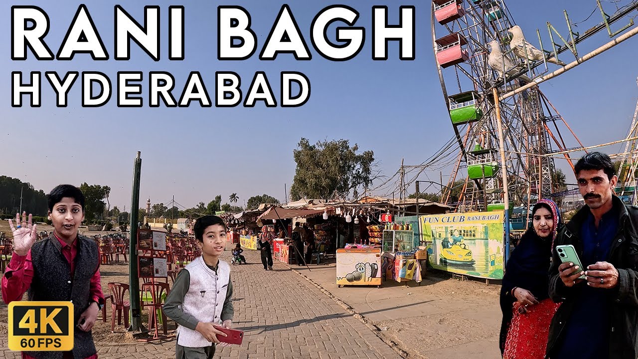 Exploring Rani Bagh Hyderabad in 4K &ndash; Zoo, Amusement Park & More - Walking Tourist 4K