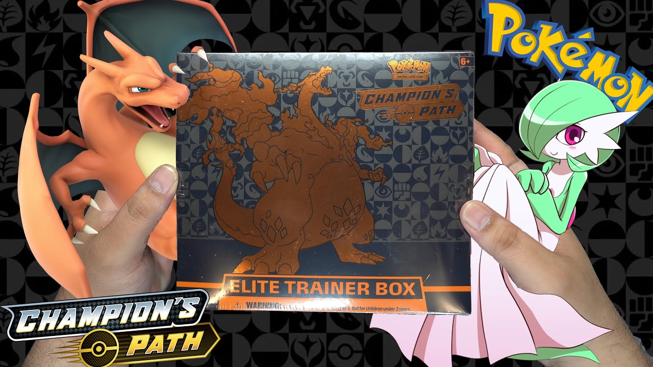 Pokemon Champion's Path Elite Trainer Box Unboxing