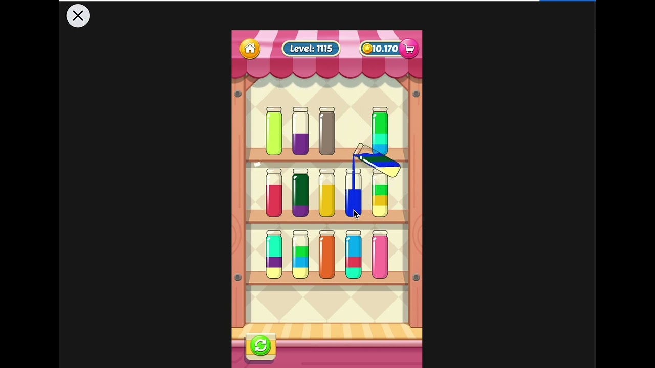 Water Sort Puzzle I Level 1115 I  Facebook I SOLVED