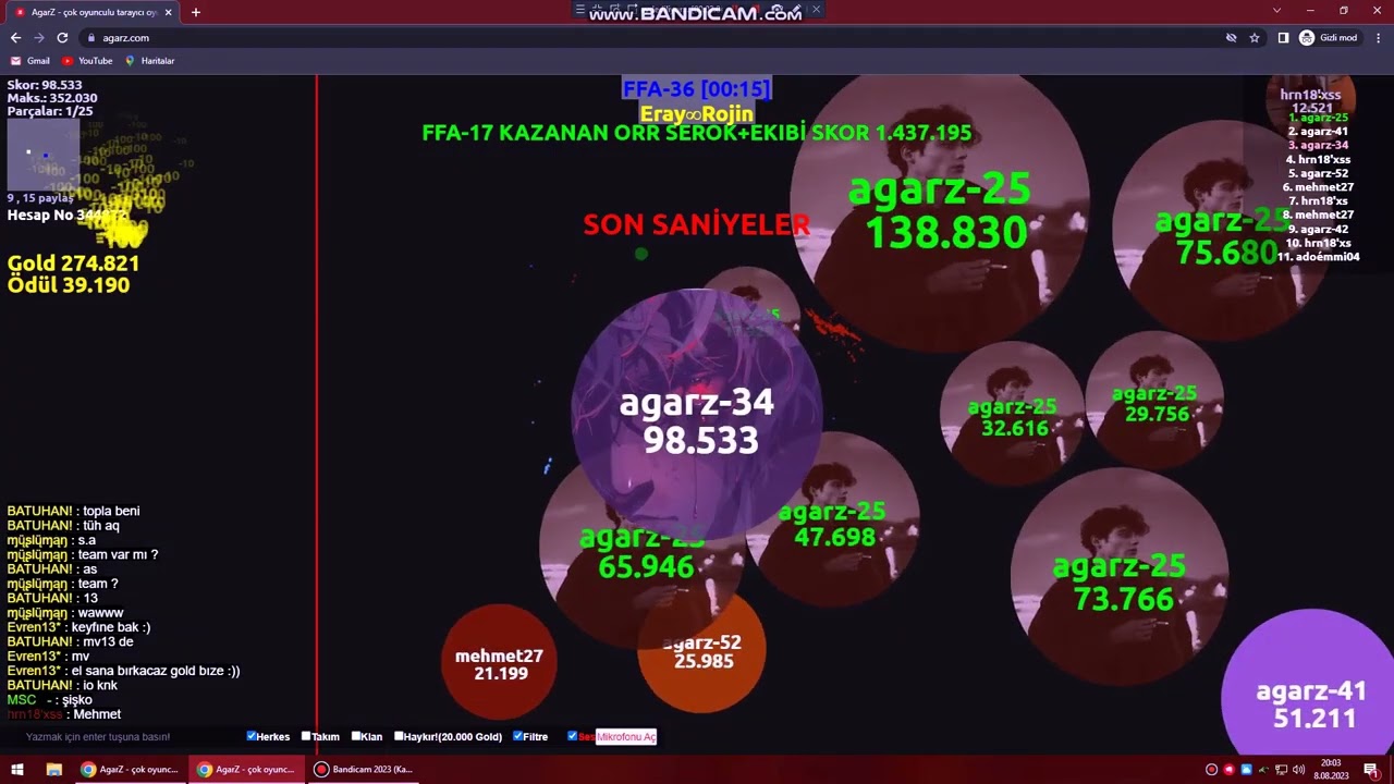 #AGARZ​​ | YAŞAM02 SERİ GALİBİYET ~FFA-2 ' DE AKIL ALMAZ SPACELER ~ #PART86