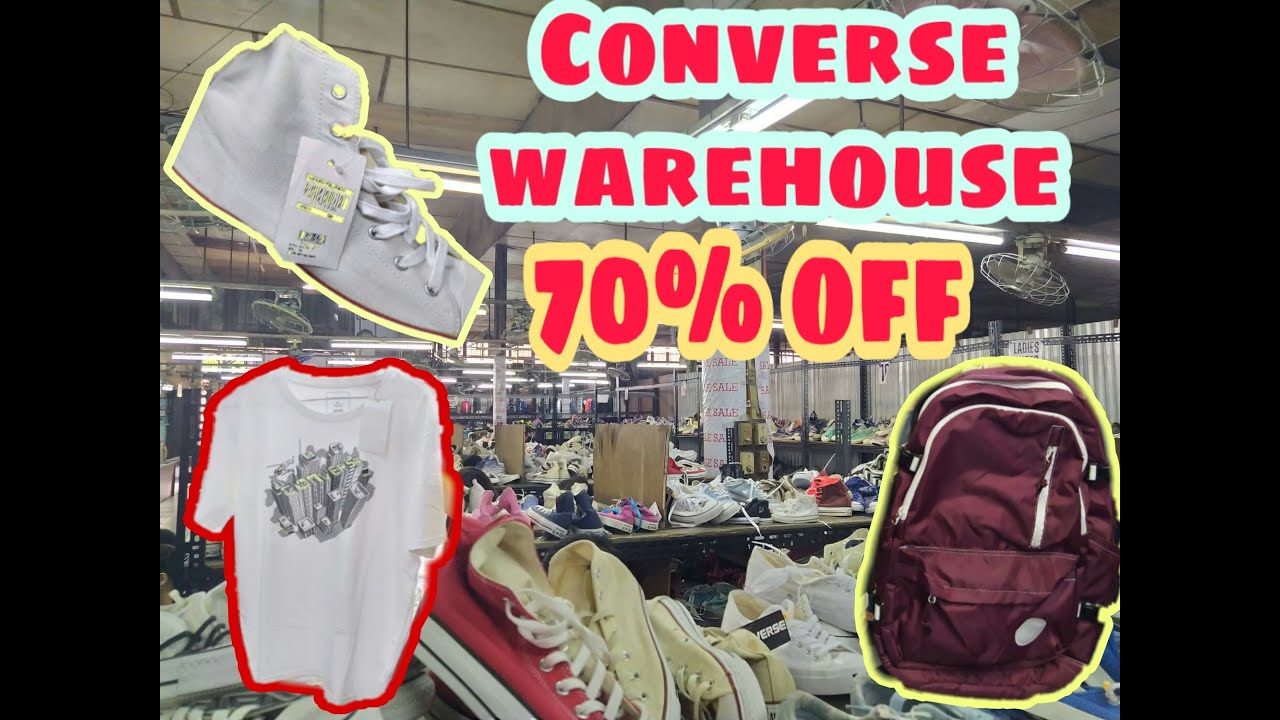 CONVERSE WAREHOUSE  SA MARIKINA/300 PESOS LANG MAY CONVERSE KANA/SHOES,T-SHIRT,BAGS 70%OFF