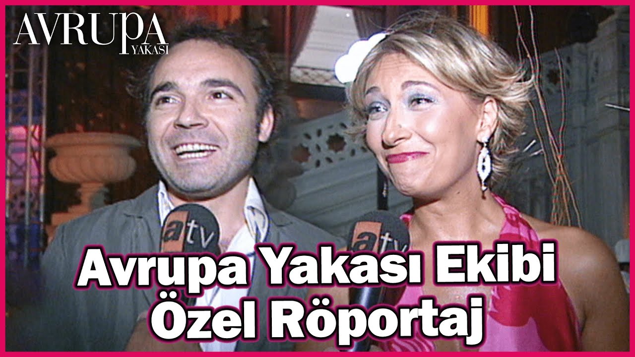 Avrupa Yakası oyuncuları atv gecesinde Sezen Aksu ile eğleniyor!
