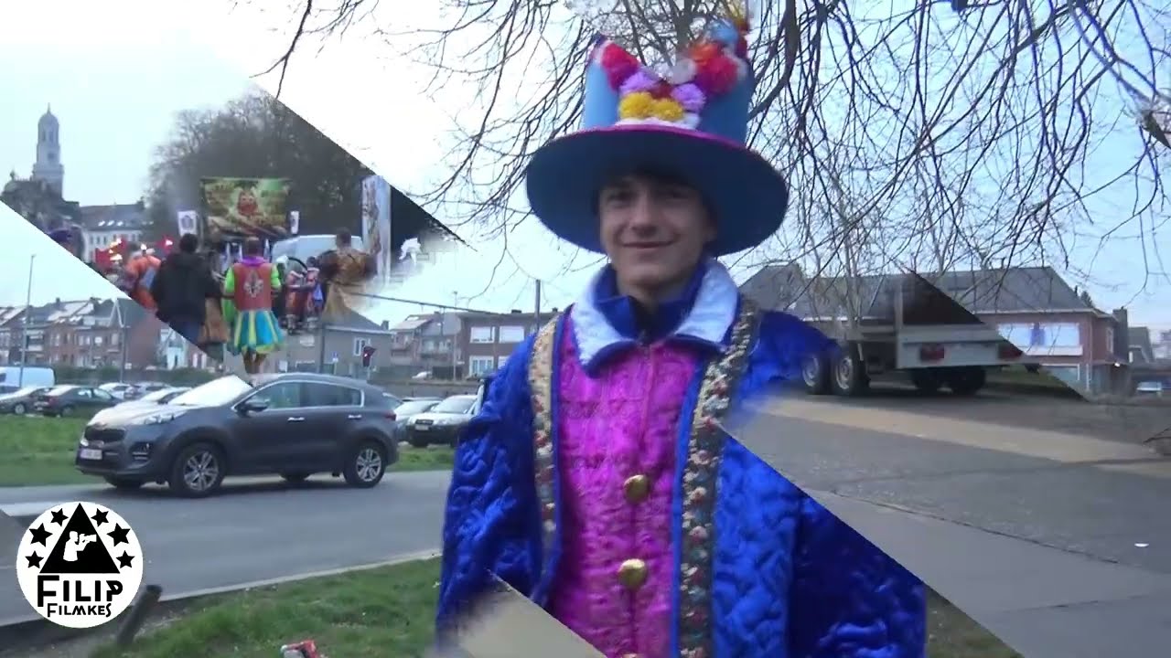 voorbereiding  van  de  avond carnavalstoet van Ninove op 10 maar 2025