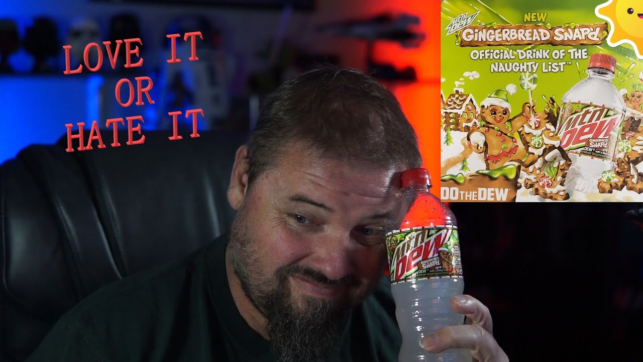 Mtn Dew Gingerbread snap'd -  Review - Mountain Dew
