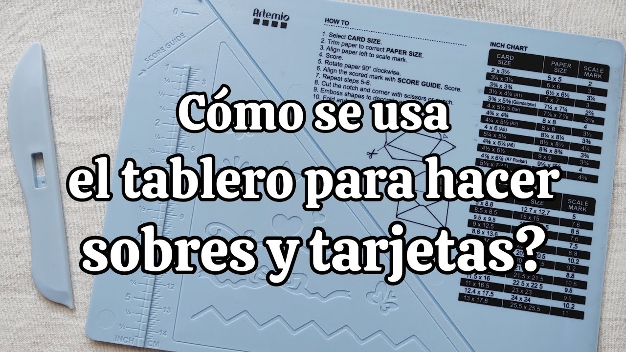 Hazlo fácil! ✂️ Cómo hacer sobres ✉️ con tablero de plegado: Artemio, Ibi Craft, We R Memory Keepers