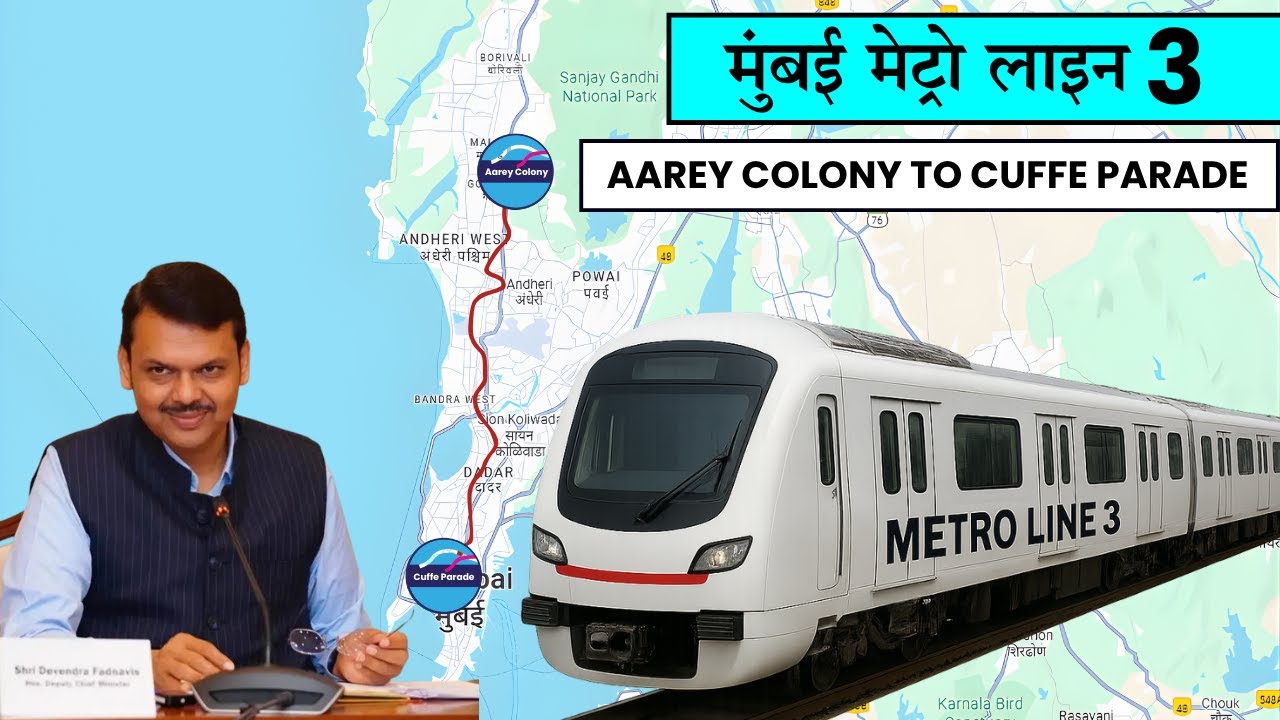Mumbai Metro Line 3 &ndash; The Underground Revolution Begins 🚇💥 | Aqua Line Explained