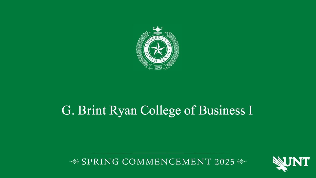 Business I | UNT Commencement Spring 2025