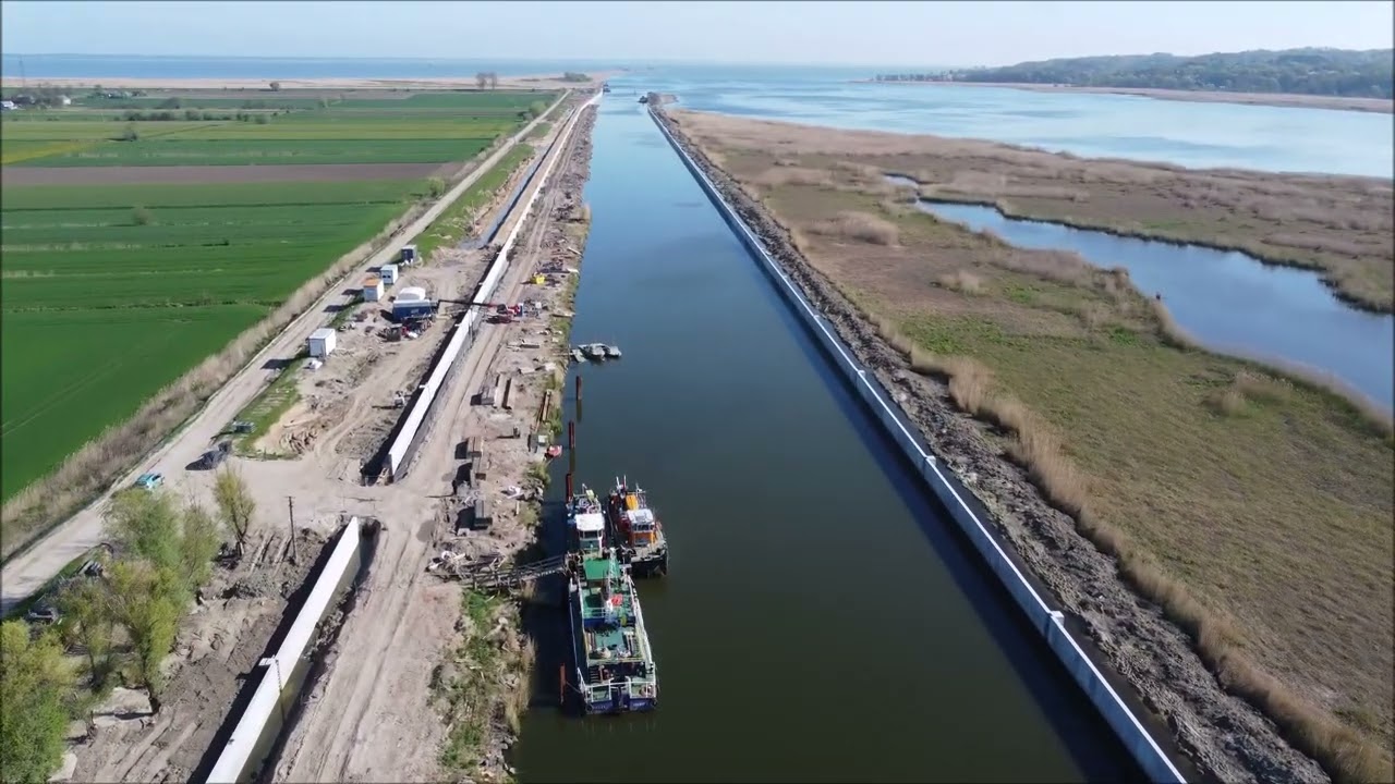 ETAP II -03.05.2023 Pełen Przelot nad Inwestycją od granic Elbląga do ujścia rzeki Elbląg