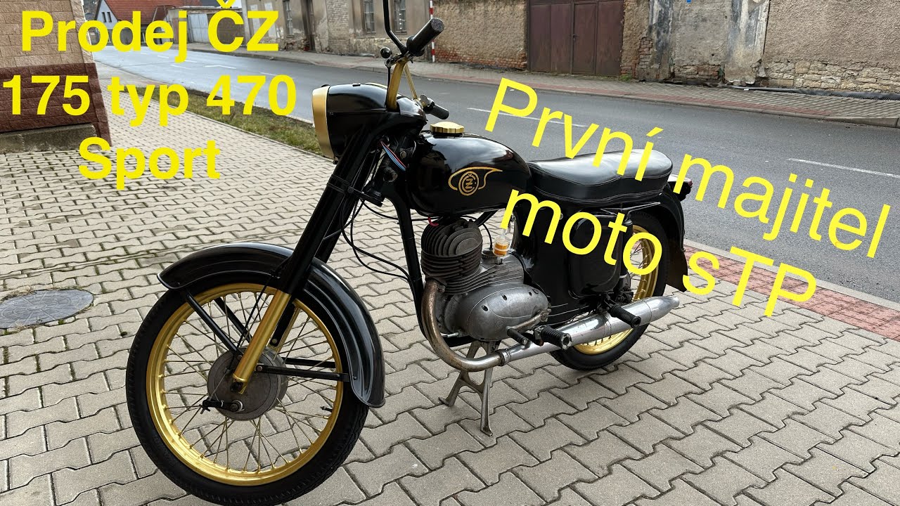 Prodej motocyklu ČZ 175 typ 470 Sport 1969 první majitel !!!
