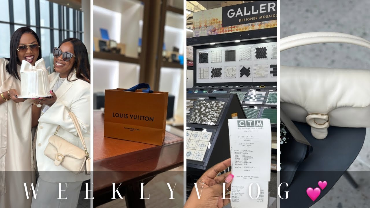 Lunch With Thati & Chef A | LV Perfume Shopping, Bathroom Tiles & Life Moments! #vlog
