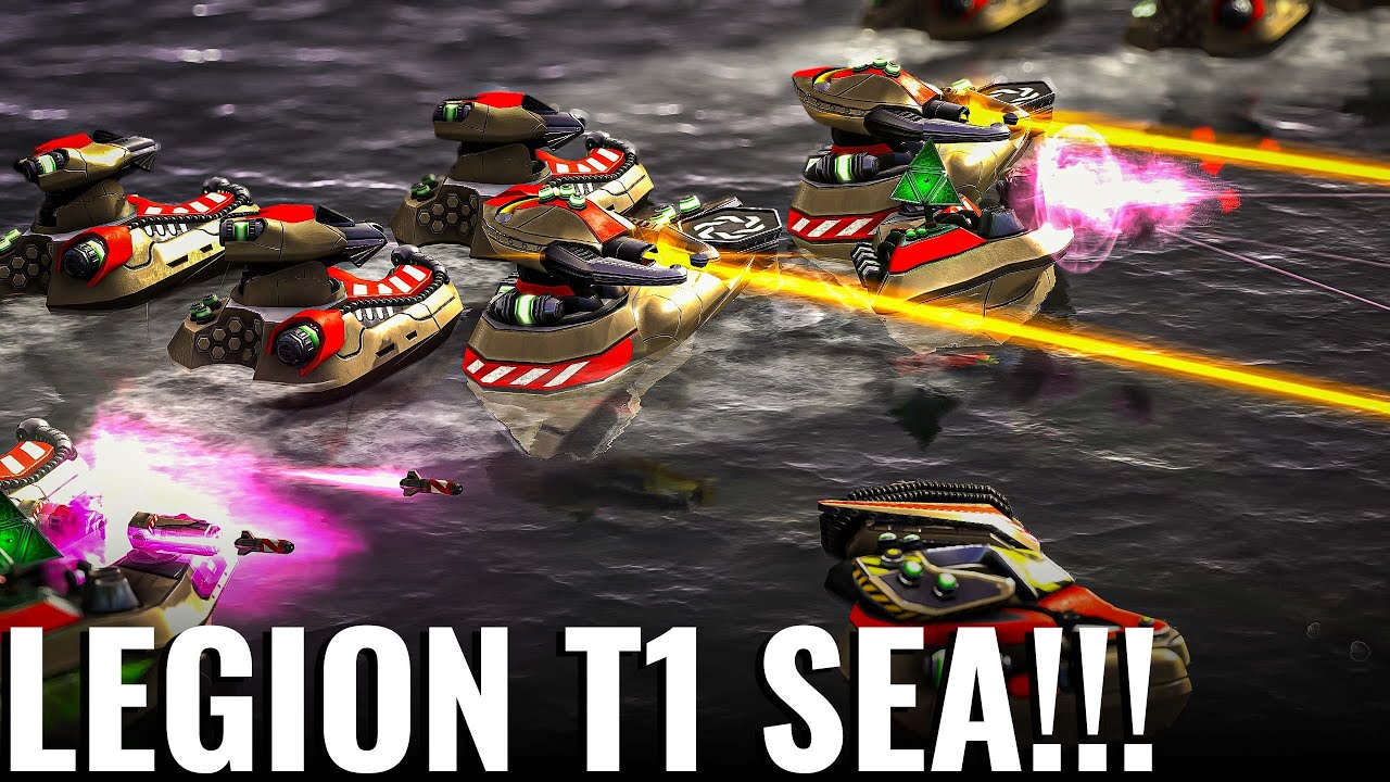 Legion T1 Boats Are Here! | Beyond All Reason | Supreme Isthmus v2.1 | Geo Sea