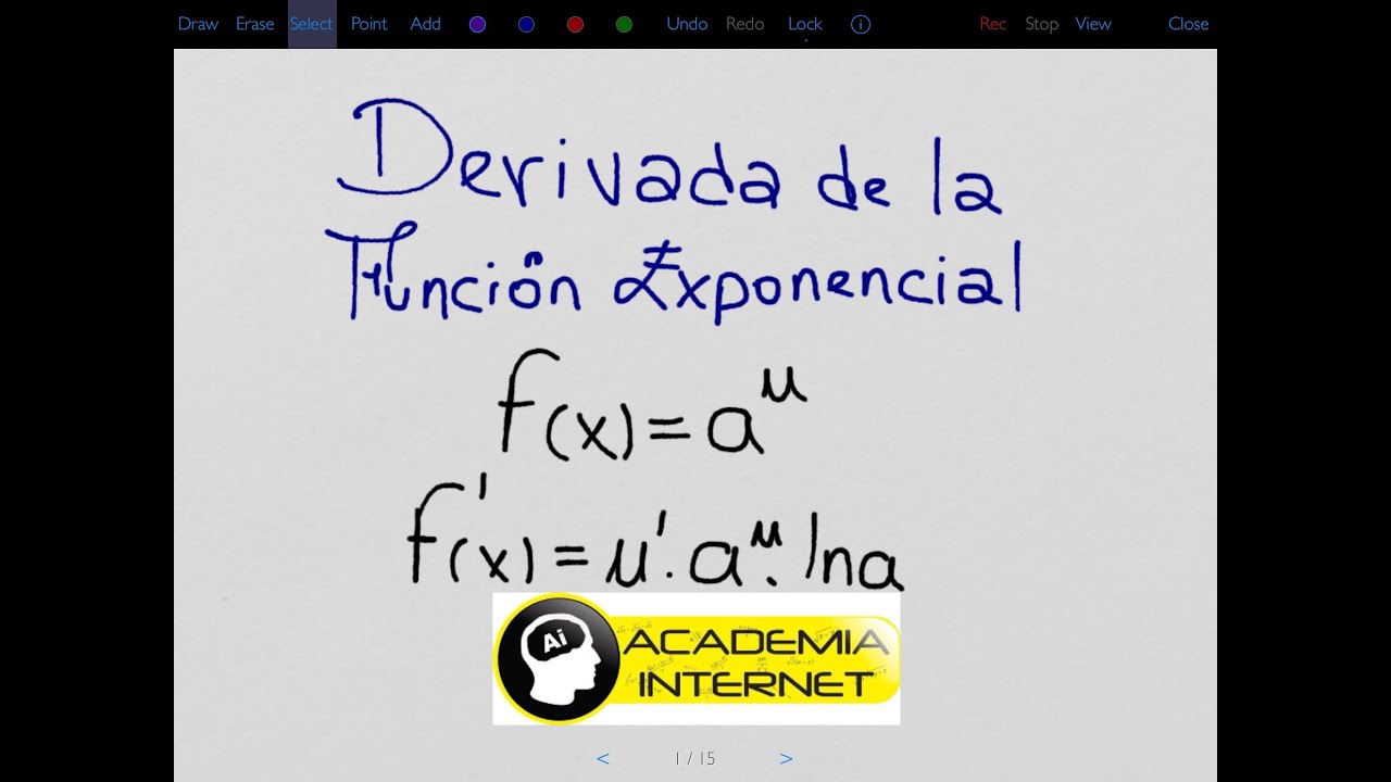 Derivada de la Función Exponencial