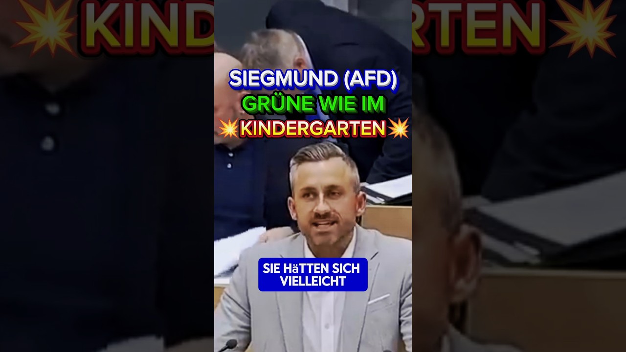 💥SIEGMUND zerlegt kindische GR&Uuml;NE⚡#afd #baw&uuml; #weidel #2026 #shorts #merz #cdu #spd #aliceweidel