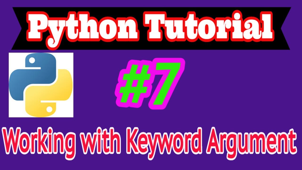 Python Tutorial in Hindi #7: Keyword Argument in Python