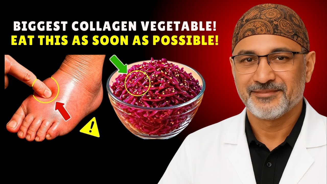 GOODBYE Swelling! 8 Vegetables You MUST Eat to Help Produce Collagen for Your JOINTS | Senior Health