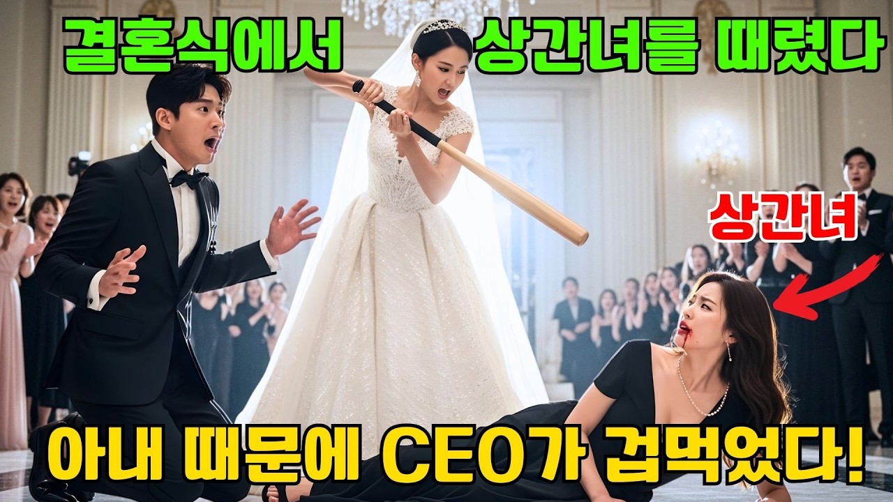 결혼식장 상간녀 참교육! 잘못 결혼한 조폭 아내와 사색이 된 CEO 남편