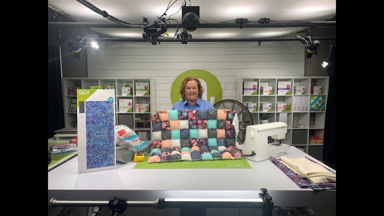 AccuQuilt Live: GO! Детское одеяло Puffy Pillows