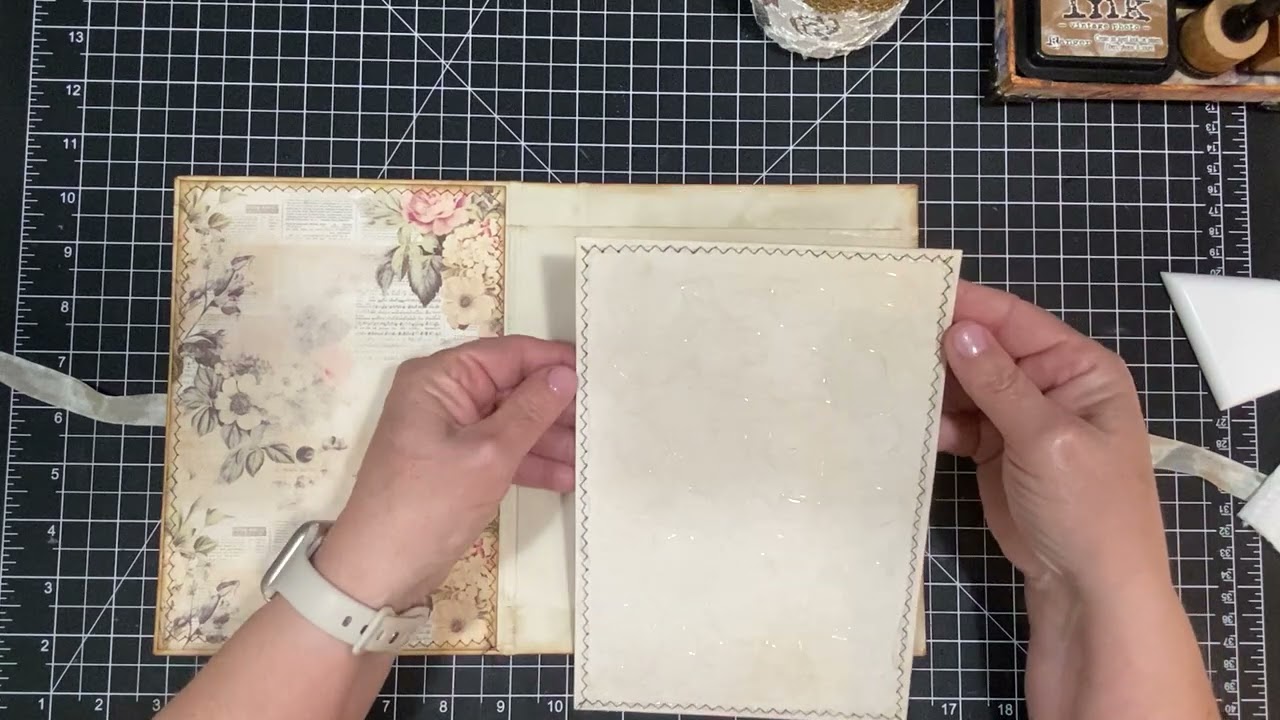 Working on the Cover! Help #journalmaker #junkjournalmaker