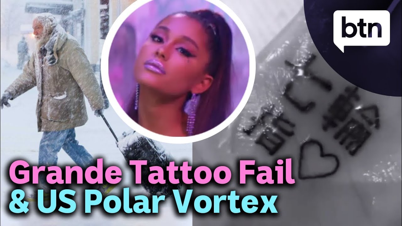Polar Vortex & Ariana Grande's Tattoo Fail - Today's Biggest News