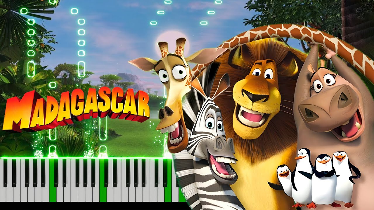 MADAGASCAR - Main Theme Piano Cover [FREE MIDI]