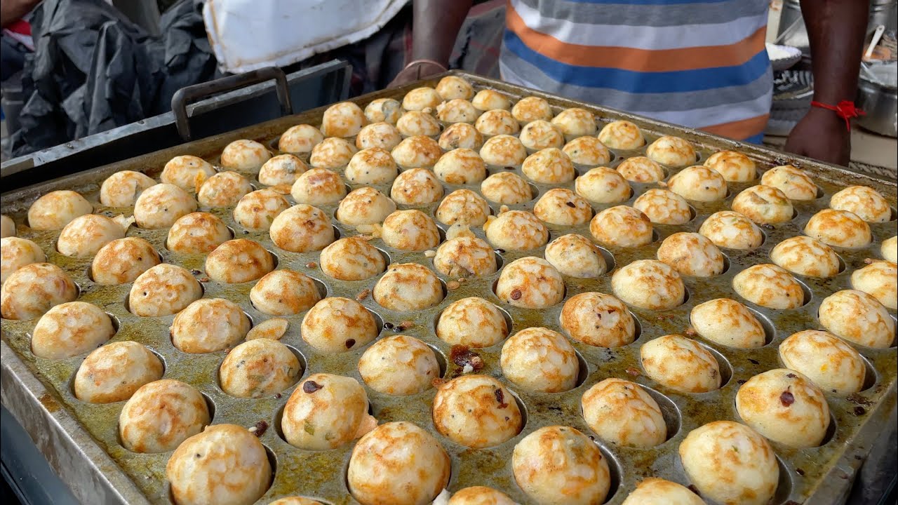 India's Biggest 100 Rounds Appe Pan | Indian Street Food